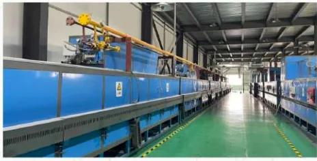 Extrusion foam production line